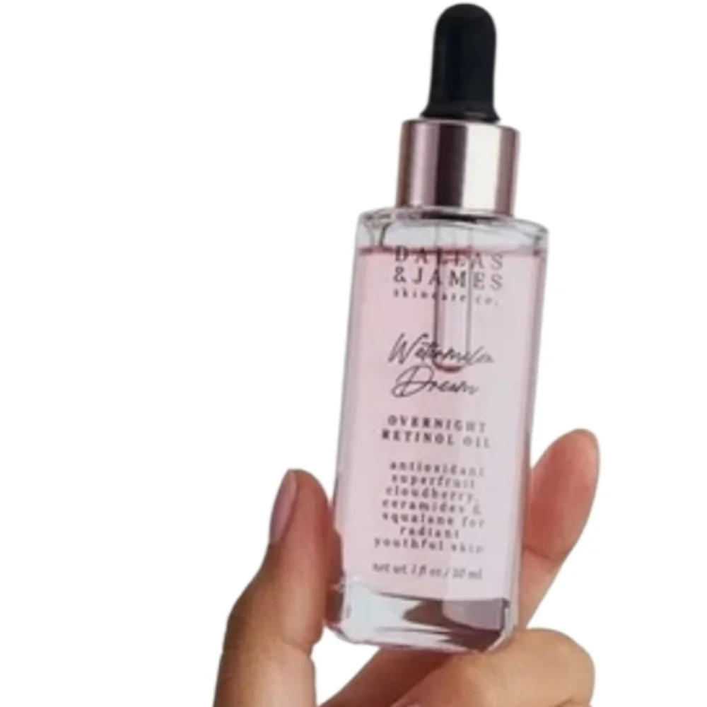 Dallas & James Skincare Co Watermelon Dream Overnight Retinol Oil 1 fl oz NEW - Picture 7 of 7